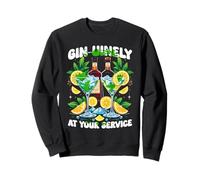 Barkeeper Gardien De Bar Barman Gin-uniely At Your Service Sweatshirt