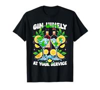Barkeeper Gardien De Bar Barman Gin-uniely At Your Service T-Shirt