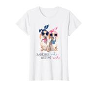 Barking Cute Acting Rude Weenie Dog Humour Lunettes de Soleil Bad T-Shirt