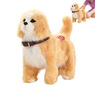 Barking Dog Toy - Walking Dog | Tail Wagging Barkings Interactive Puppy | Sensing Interactive Stuffed Animal Dogs With Music | Tail Wagging Barking Pet For Play Bedroom Park Holiday Birthday Christmas