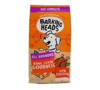 Barking Heads - Alimentation sèche pour chien - Bowl Lickin' Chicken - 100% naturelle, poulet, sans saveurs artificielles, important pour la digestion et la santé des articulations, 12 kg