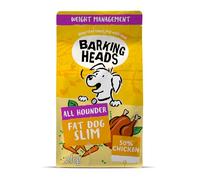 Barking Heads - Alimentation sèche pour chien à faible teneur en calories - Fat Dog Slim - 100% naturelle, poulet élevé en liberté, sans saveurs artificielles, formule faible en matière grasse, important pour la santé des articulations, 2 kg