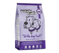 Barking Heads, Nourriture sèche pour chiots de grande race - Puppy Days - Poulet et saumon 100% naturels, sans arômes artificiels, convient aux dents et aux os forts, 18 kg