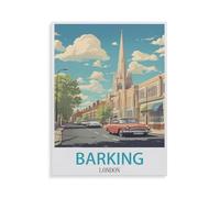 Barking, Londres，Puzzle pour Adultes 1000 Pièces en Bois Puzzles Jeu Cadeau Accueil Décoratif Mots Croisés（75x50cm）-GY63