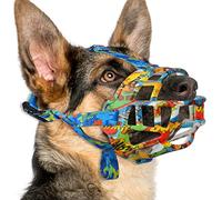 BARKLESS Muselière en Silicone pour Chiens de Petite, Moyenne et Grande Taille - Souple - Empêche Les morsures de mâcher - Convient aux bergers allemands