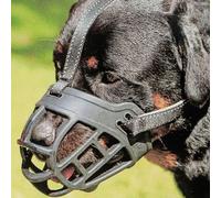 BARKLESS Muselière pour Chien, Panier Souple en Silicone pour Chien, idéal pour éviter Les morsures, mâcher et aboyer, Permet de Boire et d'haleter, utilisé avec Un Collier