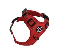 Barkridges® TruFit Harnais confortable pour chien réglable et facile à porter | Pas de traction | Sans frottement | Réfléchissant de sécurité | Confortable - S, M et L - Coupe régulière