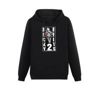 BARLOTUS Becky Lynch Becky 2 Belts Men's Hoodies Graphic Pullover Sweatshirts Unisex Black Printed Hooded M