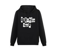 BARLOTUS Berurier Noir Men's Hoodies Graphic Pullover Sweatshirts Unisex Black Printed Hooded M