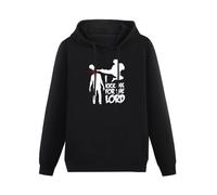 BARLOTUS Braindead Dead Alive I Kick Ass Movie Film Men's Hoodies Graphic Pullover Sweatshirts Unisex Black Printed Hooded L