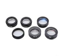 Barlow Objectif auxiliaire en verre 0,3 x 0,35 x 0,5 x 0,75 x 1 x 2 x pour microscope vidéo industriel avec filetage 42 mm (0,3 x)
