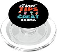 Barman Barman Excellents Conseils Super Karma Boissons Amusantes PopSockets PopGrip pour MagSafe