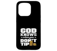 Barman, Dieu Sait Quand Vous ne Donnez Pas de pourboire Coque pour iPhone 15 Pro