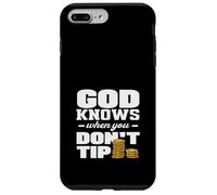 Barman, Dieu Sait Quand Vous ne Donnez Pas de pourboire Coque pour iPhone 7 Plus/8 Plus
