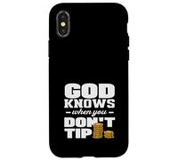 Barman, Dieu Sait Quand Vous ne Donnez Pas de pourboire Coque pour iPhone X/XS