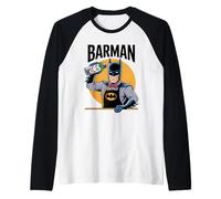 Barman Hero Parodie Party Outfit Barman Drôle Barman Boisson Manche Raglan