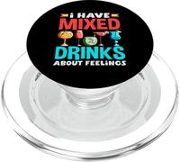 Barman, J'Ai des Boissons mélangées à Propos des Sentiments PopSockets PopGrip pour MagSafe
