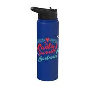 Barman préféré du Père Noël - Barman amusant de Noël Stainless Steel Insulated Water Bottle