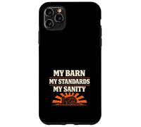 Barn Rules Horse Barn Authority Humour Owner Trainer Boundary Coque pour iPhone 11 Pro Max