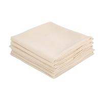 Barnaous Lot de 6 torchons de 60 x 60 cm en coton réutilisable, pour fromage, lait de noix, jus de fruits, yaourt, fabrication de fromage