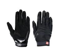 BARNETT FRG-03 Gants de Football américain de Pro Receveur, RE,DB,RB, Noir (2XL)