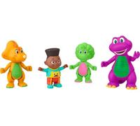 Fisher-Price Barney & Friends Lot De 4 Figurines Dinosaures Multicolores Boîte