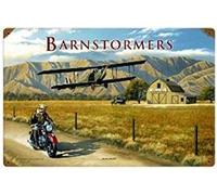 Barnstormer Aviation Plaque en métal vintage 20,3 x 30,5 cm