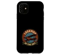 Barnstormer Vintage Stunt Pilot Retro Biplane Aviation Cadeau Coque pour iPhone 11