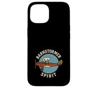 Barnstormer Vintage Stunt Pilot Retro Biplane Aviation Cadeau Coque pour iPhone 15