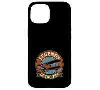 Barnstormer Vintage Stunt Pilot Retro Biplane Aviation Cadeau Coque pour iPhone 15