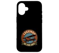 Barnstormer Vintage Stunt Pilot Retro Biplane Aviation Cadeau Coque pour iPhone 16