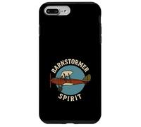 Barnstormer Vintage Stunt Pilot Retro Biplane Aviation Cadeau Coque pour iPhone 7 Plus/8 Plus