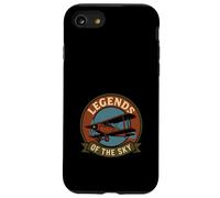 Barnstormer Vintage Stunt Pilot Retro Biplane Aviation Cadeau Coque pour iPhone SE (2020) / 7/8