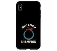 Barnstormer Vintage Stunt Pilot Retro Biplane Aviation Cadeau Coque pour iPhone XS Max