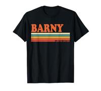 Barny Prénom personnalisé Rayures Vintage T-Shirt