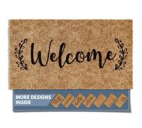 Barnyard Designs Paillasson « Welcome », intérieur/extérieur, antidérapant, pour Porte extérieure, Porche, entrée, décoration de Ferme, 76 x 43 cm