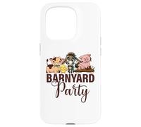 Barnyard Party Agriculteur Fermier Animaux Mignons Ferme Coque pour iPhone 15 Pro