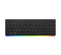 BAROCCOMiSTEL AIRONE BT Clavier mécanique 65 %, commutateur Cherry MX ULP, rétroéclairage RVB, câble USB-C, Windows/MacOS/iOS, prise en charge macro, portable, super fin/super léger, clic noir