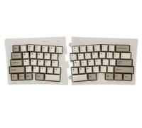 BAROCCOMiSTEL MD600 Alpha BT Rhino Non-RVB, TKL Clavier mécanique ergonomique, disposition 60 % Split-Alice, clavier PBT double shot, Bluetooth 5.0, compatible Mac/Windows OS (transparent)