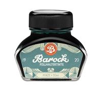 Barock 1920 Encre de stylo plume menthe pour stylo-plume, plumes de verre, stylo roller encre dans le verre vert, 30 ml