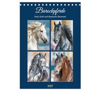 Barockpferde. Stolz, Kraft und klassische Harmonie (Tischkalender 2027 DIN A5 hoch), CALVENDO Monatskalender: Diese Bilder zeigen die majestätische ... Pferderassen in ausdrucksstarken Portraits.