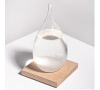 Baromètre à cristaux Nature & Découvertes Météo Goutte Transparent
