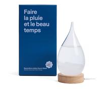 Baromètre à cristaux lumineuse Storm Glass en forme de goutte