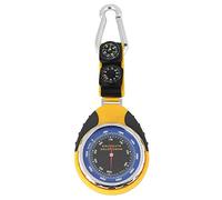 Baromètre + Altimètre + Boussole + Thermomètre Testeur 4 en 1, Randonnée en Plein Air Escalade Ski Cyclisme Équipement Nécessaire Pression D’Air Température Altitude Testeur sans Pile avec Crochet