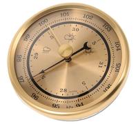 Baromètre Anéroïde de Précision Cadran 7cm pour Intérieur | Métal, Capteurs Haute Précision, Usage Météo, Léger et Portable, Lecture Simple, pour Pêche et Maison