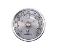 Baromètre de haute précision de 70 mm, thermomètre 3 en 1 à suspendre au mur, instrument météo domestique avec étalonnage réglable, prédit la météo avec précision, pour surveillance de la pression de