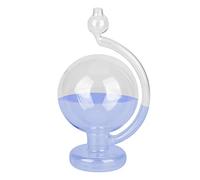 Baromètre en verre avec prévision météo bleue, décoration d'intérieur, beau prédicteur météo avec liquide, convient pour la famille, bleu, Moderne
