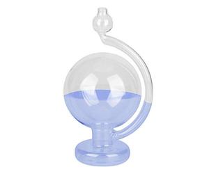 Baromètre en verre avec prévision météo bleue, décoration d'intérieur, beau prédicteur météo avec liquide, convient pour la famille, bleu, Moderne