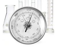 Baromètre extérieur - 70 mm Indicateur météorologique de haute précision, Baromètre à cadran - Pour maison, voiture, gare, bateau, camping, patio, chambre, neige,