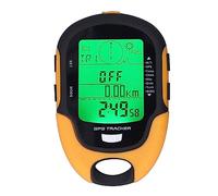 Baromètre GPS, altimètre Boussole Multifonctionnel étanche IPX4, thermomètre météo, testeur de Pression barométrique avec Lampe de Poche LED, Enregistrement